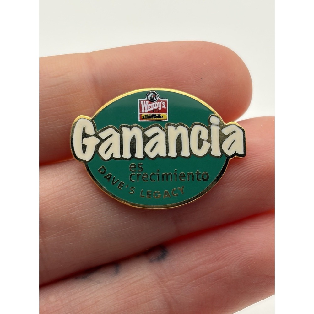 Wendy's Ganancia Lapel Hat Pin Bulk Lot Fast Food Employee Promo Novelty Pin